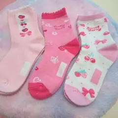 女の子 靴下 16-20cm
