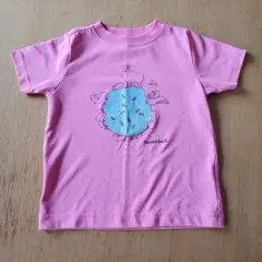 mont-bell　モンベル　 Tシャツ 半袖　100cm　ピンク　キッズ