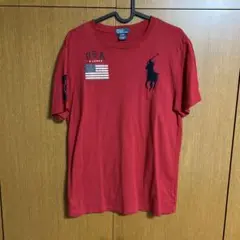 Polo Ralph Lauren 赤 Tシャツ L (14-16)