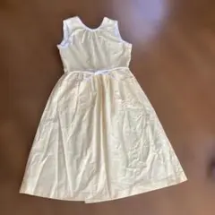 イエロー ノースリーブ ルームウェア