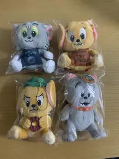 トムとジェリー ぬいぐるみ 4体セット