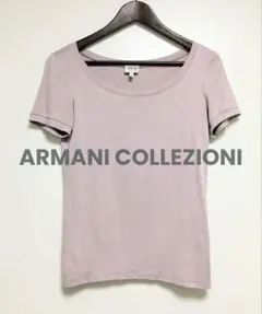 アルマーニコレツォーニ 半袖 tシャツ トップス インナー カットソー ピンク