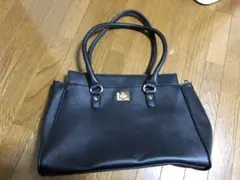 トートバッグ　ブラック　通勤バッグ