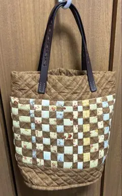 【ハンドメイド】メッシュワークの手提げバッグ