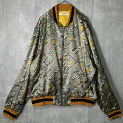 希少 新品 ダイアモンドドッグス A_I_R シルク ブルゾン 総柄 スキー