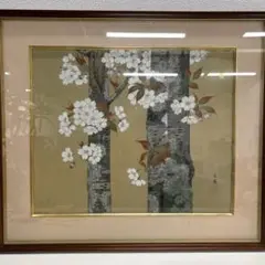 【立石春美】「作品名不名」油絵 絹本 立石春美】「作品名不名」油絵 絹本
