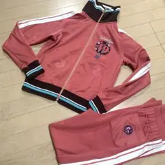 Onitsukatiger 和柄 ジャージセットアップ レディースM ピンク