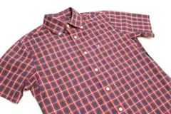 【美品】メンズS　ビクトリノックス　Victorinox　BD　チェック　シャツ