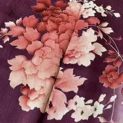 アンティーク着物 刺繍・手描き・縮緬 大正ロマン No.105