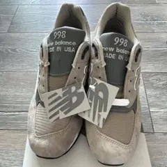 【復刻モデル】New Balance 998 グレー スニーカー