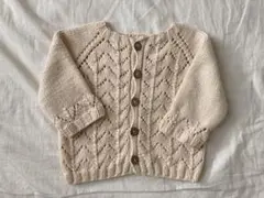 Babytolyコットンニットカーディガン