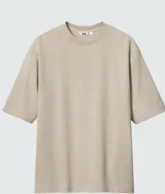 エアリズムコットンオーバーサイズTシャツ/5分袖　Lサイズ　新品