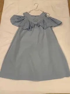 JENNI love ノースリーブ ワンピース 水色　サイズ140