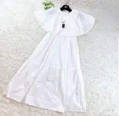 タグ付新品 ワンピース ロングワンピース ケープ付
