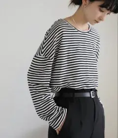 select MOCA 【ZOZO限定】シンプルボーダーロングTシャツ