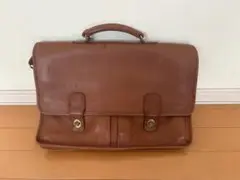 COACH 本革ショルダーバッグ　ブラウン