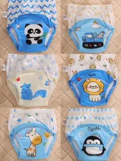 布製トレーニングパンツ 6枚セットサイズ110（15kg～19kg）