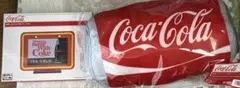 コカコーラ　一番くじ　LEDネオン風ライト　冷感クッション