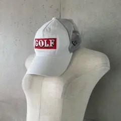 新品ニューエラNEWERAゴルフGOLFメッシュキャップホワイト