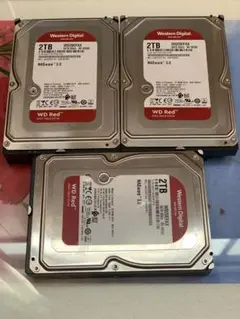 WD Red 2TB HDD WD20EFX、良好な状態