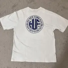 HUF ホワイト Tシャツ Lサイズ プリント剥がれあり