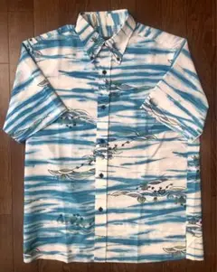 美品 majun マジュン 沖縄 かりゆしウェア アロハシャツ Mサイズ