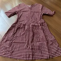 mao made チェックワンピース
