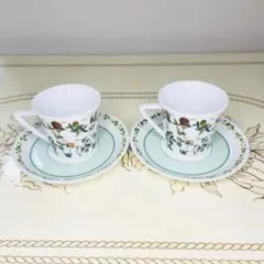 Hallmark ティーカップとソーサー 2客セット