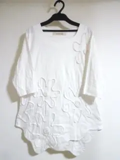 ポテチーノ POTECHINO☆フラワーモチーフ カットソー Tシャツ☆Ｆ