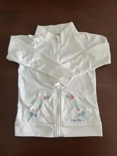 Benetton 刺繍入りホワイトラッシュガード 100サイズ