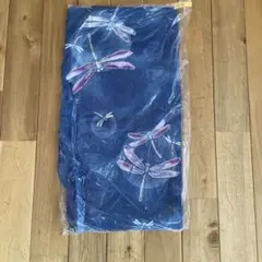 レディース 浴衣 M ブルー とんぼ