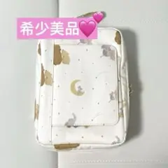 【✨希少美品】【現品限り】ジェラートピケ 星空アニマル柄 おむつポーチ