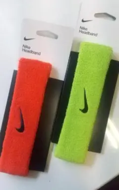 NIKE ヘッドバンド オレンジ蛍光セット NIKEFC