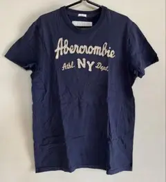 Abercrombie & Fitch ネイビー Tシャツ L