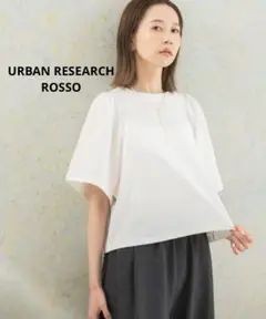 URBAN RESEARCH ROSSO ドライタッチ ワイドスリーブ Tシャツ