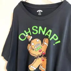 HOLIDAY TIME Tシャツ OHSNAP! ブラック　3XL 大きめ