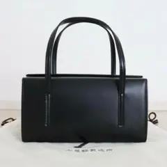 美品 土屋鞄製造所 レクタカリス フォーマル ハンド バッグ ブラック