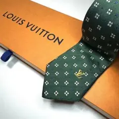 美品 ルイヴィトン Louis Vuitton ネクタイ シルク100%