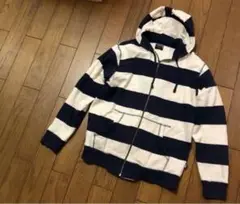 stussy ジップパーカー ボーダー希少