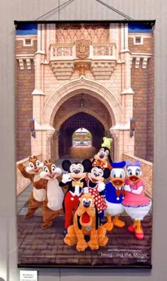 【新品レア◆ディズニー◆《imagining the magic》タペストリー】