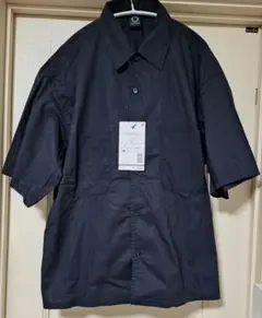 新品 ワークマン スムースドライコットン オープンカラー半袖シャツ L 速乾