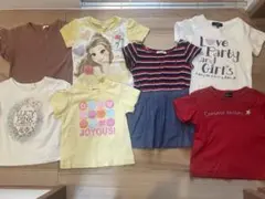 女の子キッズTシャツ7点セット　100cm〜110cm
