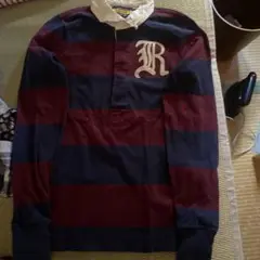 Rugby Ralph Lauren ラガーシャツ S ネイビー/バーガンディ