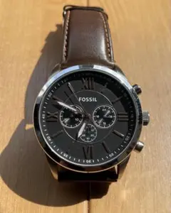 FOSSIL クロノグラフ ブラックダイヤル 時計