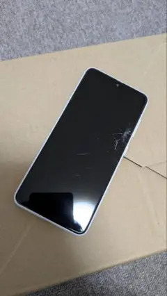 Galaxy A22 5G SC-56B ホワイト 画面割れ ジャンク