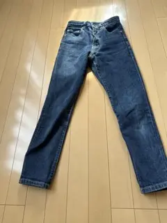 スリムフィットダークブルーデニム