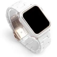 Apple Watch プラスチックバンド 42/44/45mm ホワイト 白