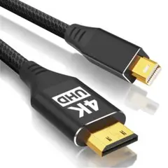 4K Mini HDMI Mini DPケーブル 6フィート ポータブルモニター