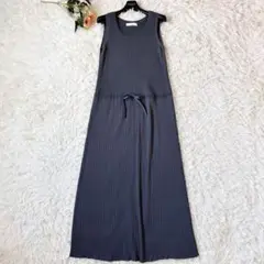 エブールebure コットンシルク ノースリーブ ニット ワンピース 専用✩ebure エブール コットンシルク ノースリーブニット