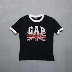 メンズM【A品】USA古着ギャップTシャツ黒1994